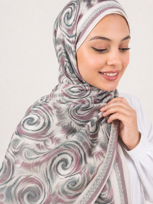 Ash Rose Sponge Scarf