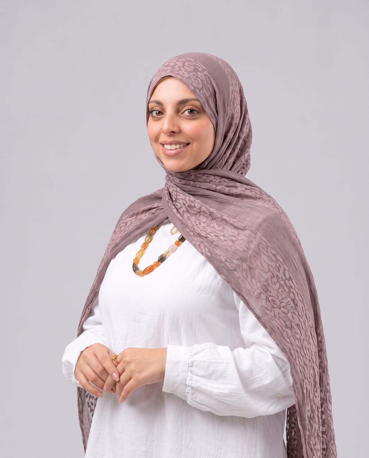 Tiger Scarf - Brown