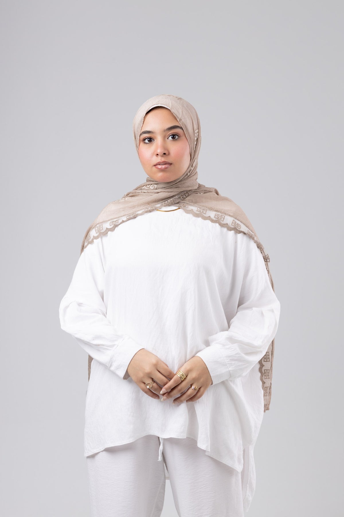 Thai Breeze Scarf - Beige