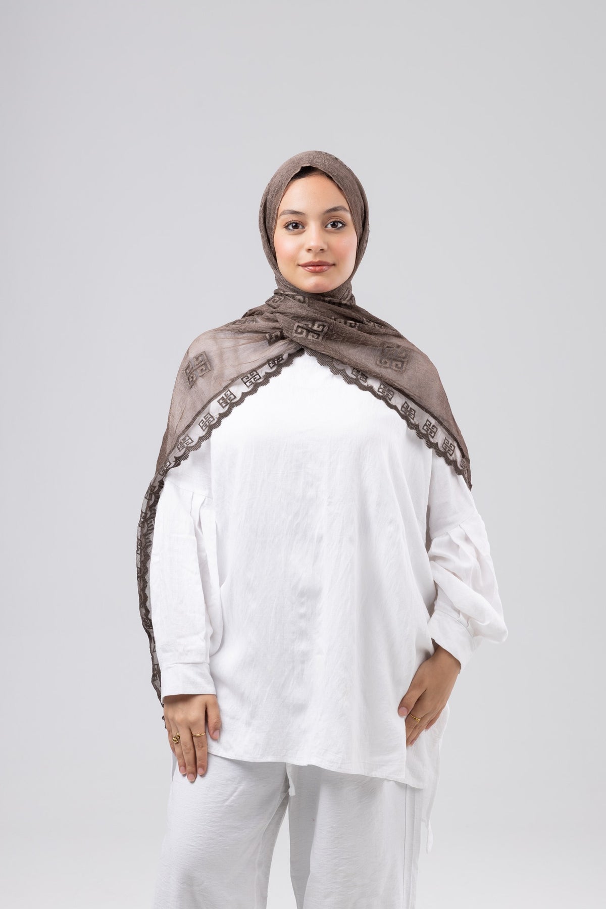 Thai Breeze Scarf - Brown
