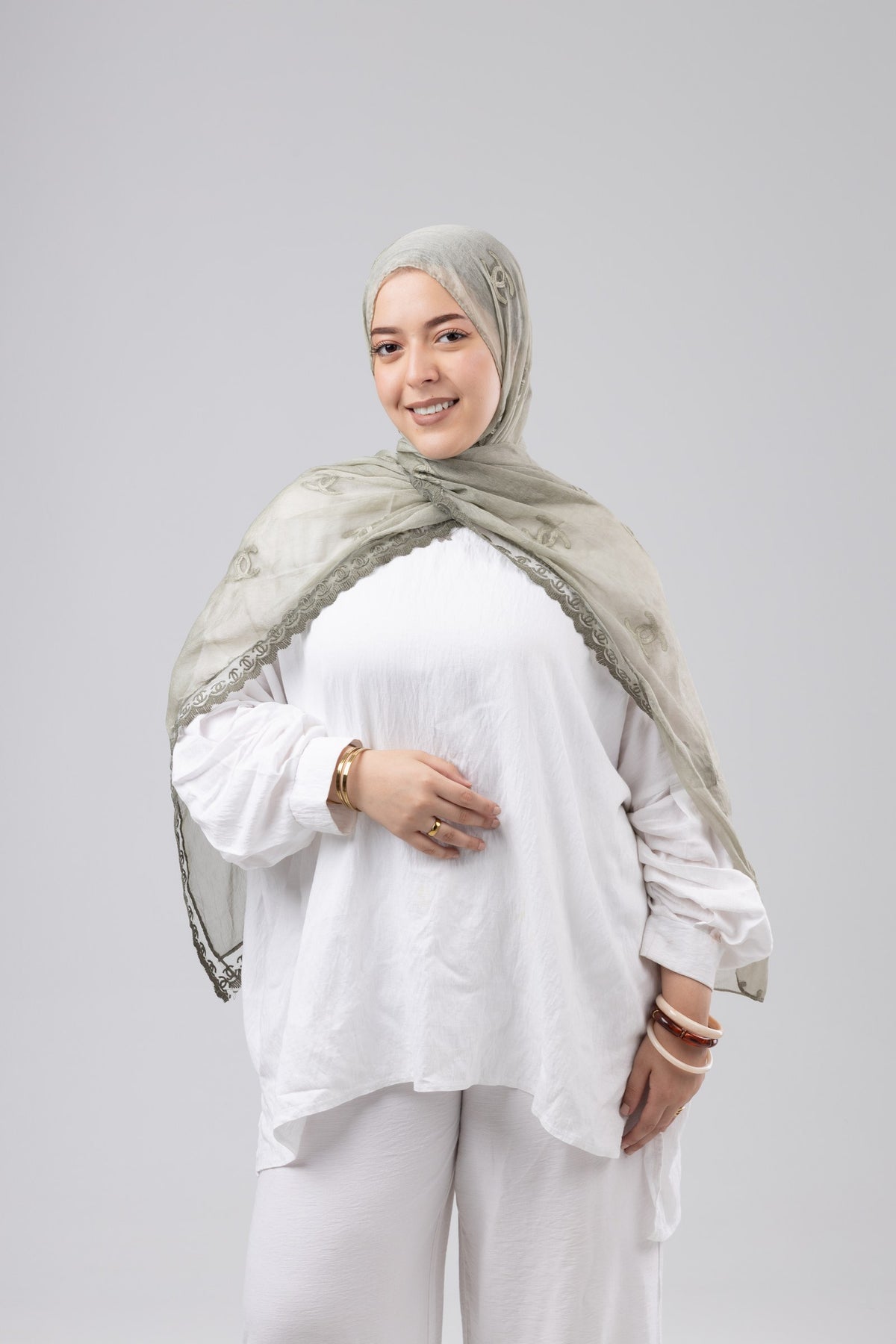 Thai Breeze Scarf - Olive