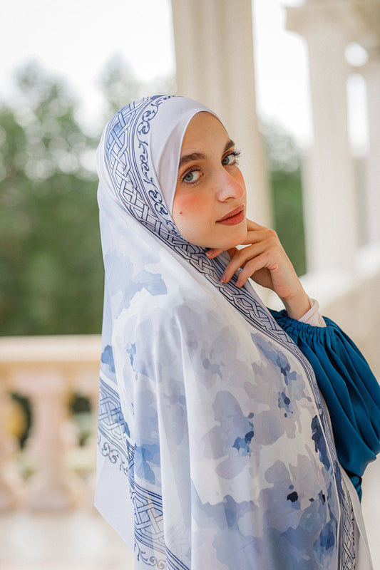 حجاب ألوان سماوية
