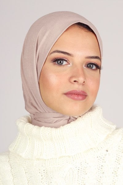 Ready Two Snap Hijab - Beige