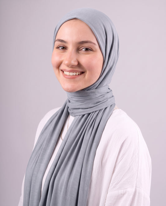 Jel Scarf - Grey Blue
