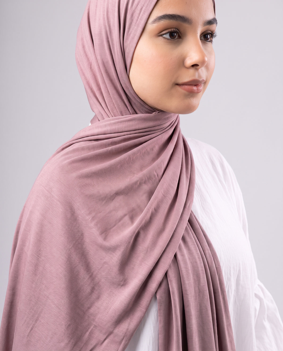 Jel Scarf and Bonnet Set - Dark Cashmere 2