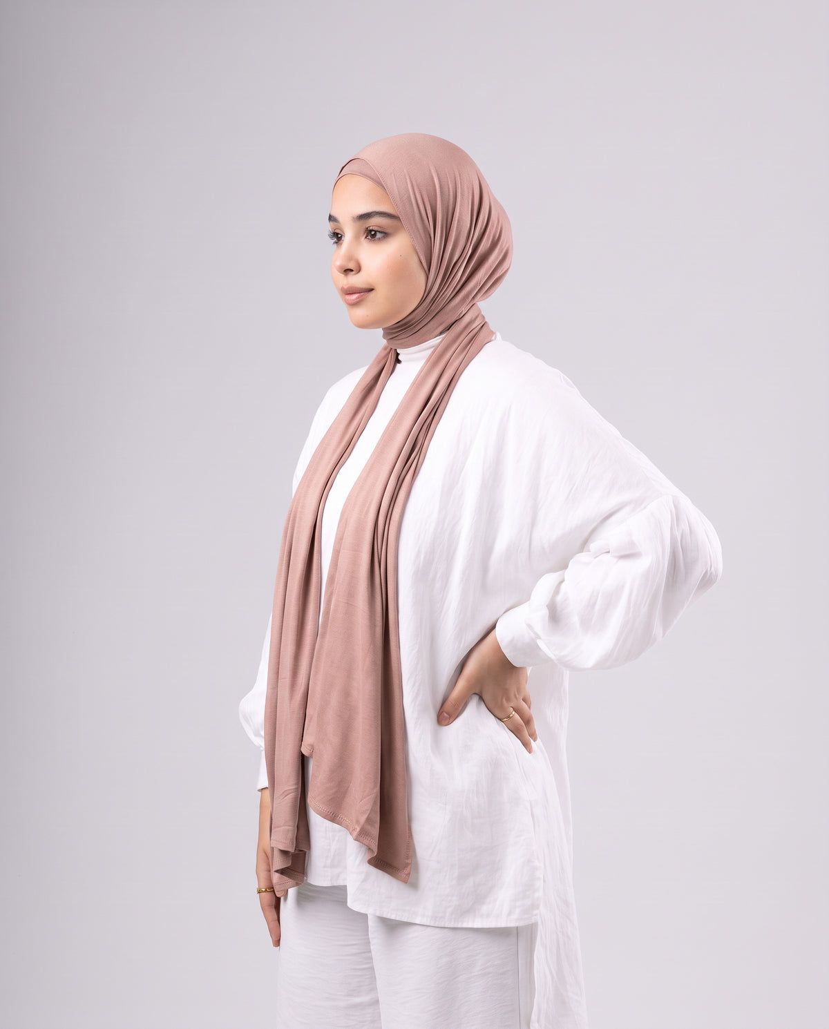 Jel Scarf and Bonnet Set - Camel