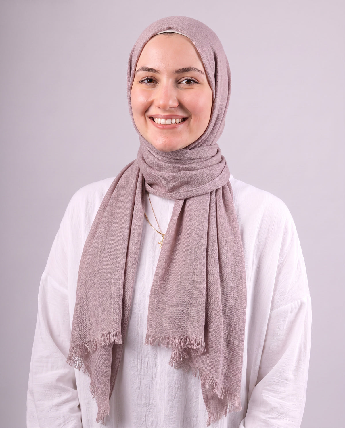 Safnga Cotton Scarf - Cashmere