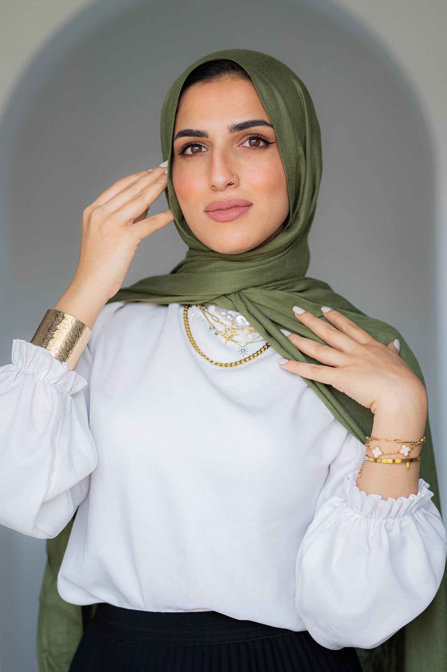 Cotton Modal Olive Green