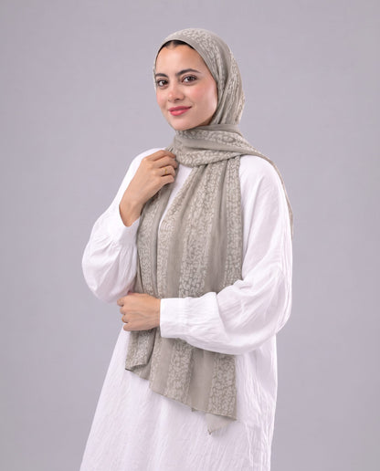 Tiger Scarf - Beige