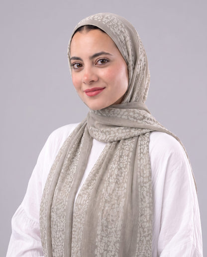 Tiger Scarf - Beige