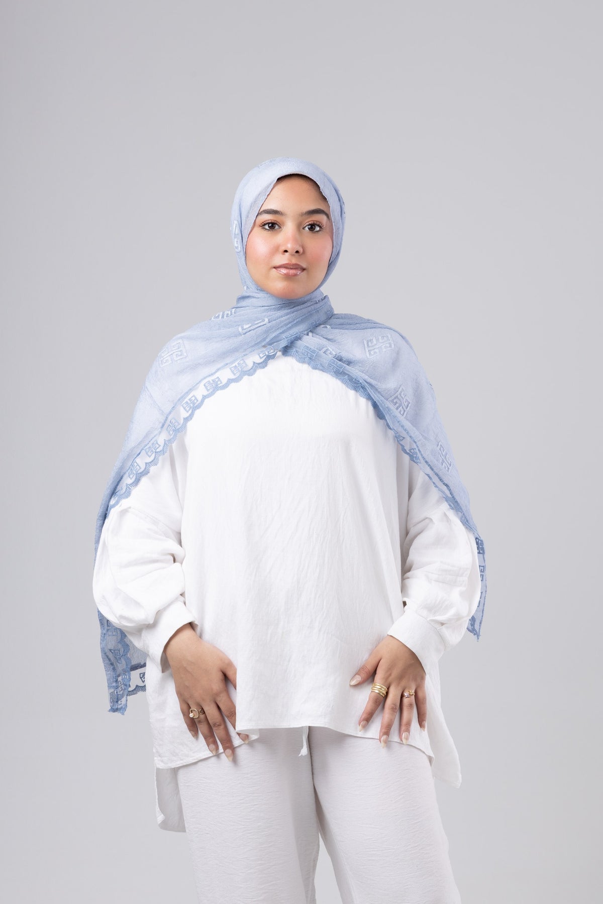 Thai Breeze Scarf - Baby Blue