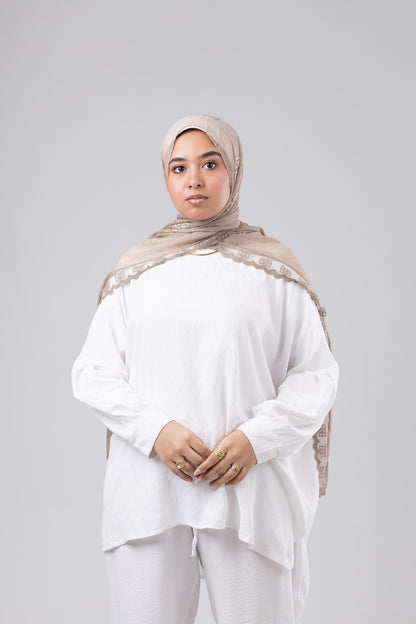 Thai Breeze Scarf - Beige