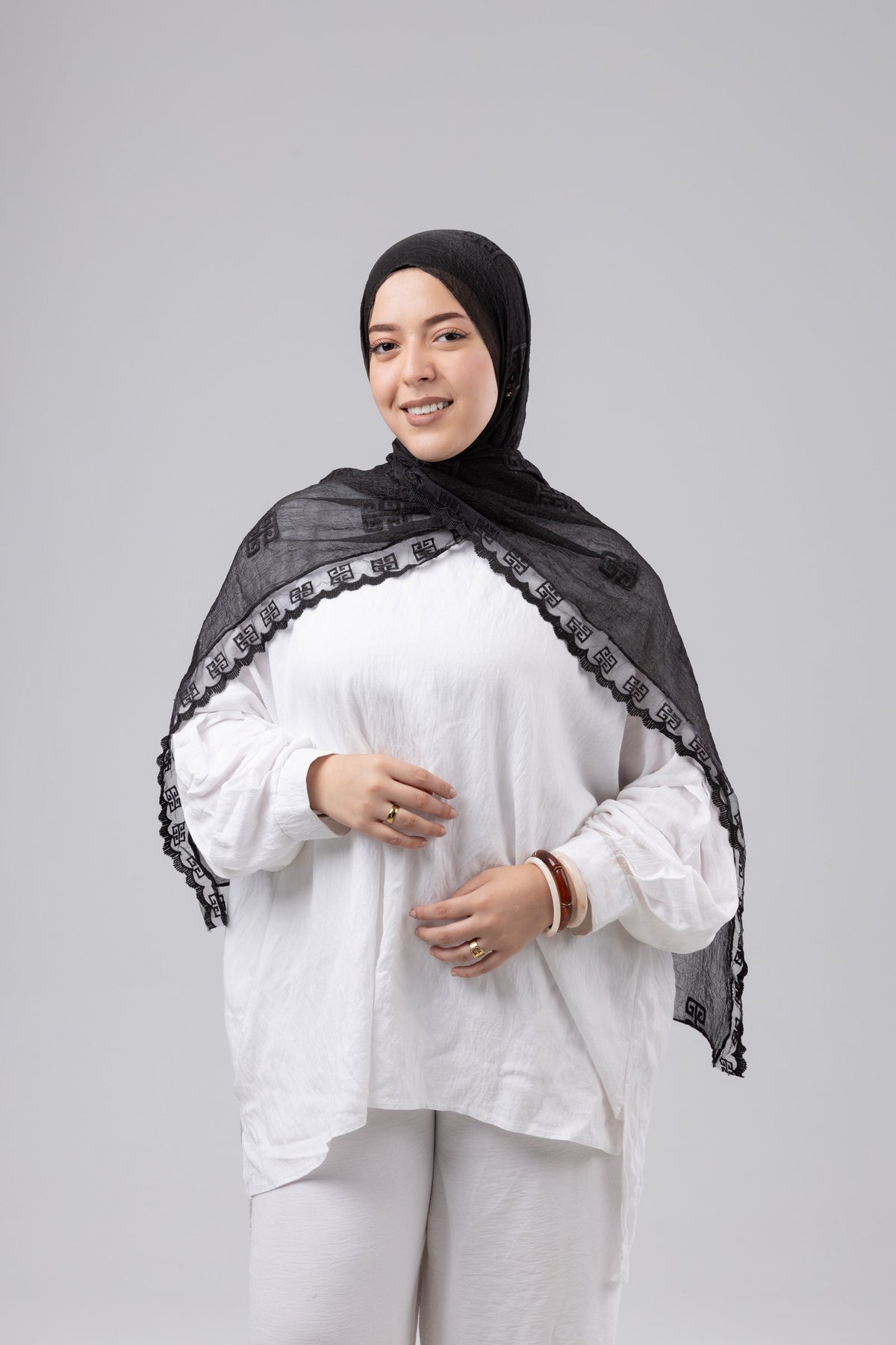 Thai Breeze Scarf - Black