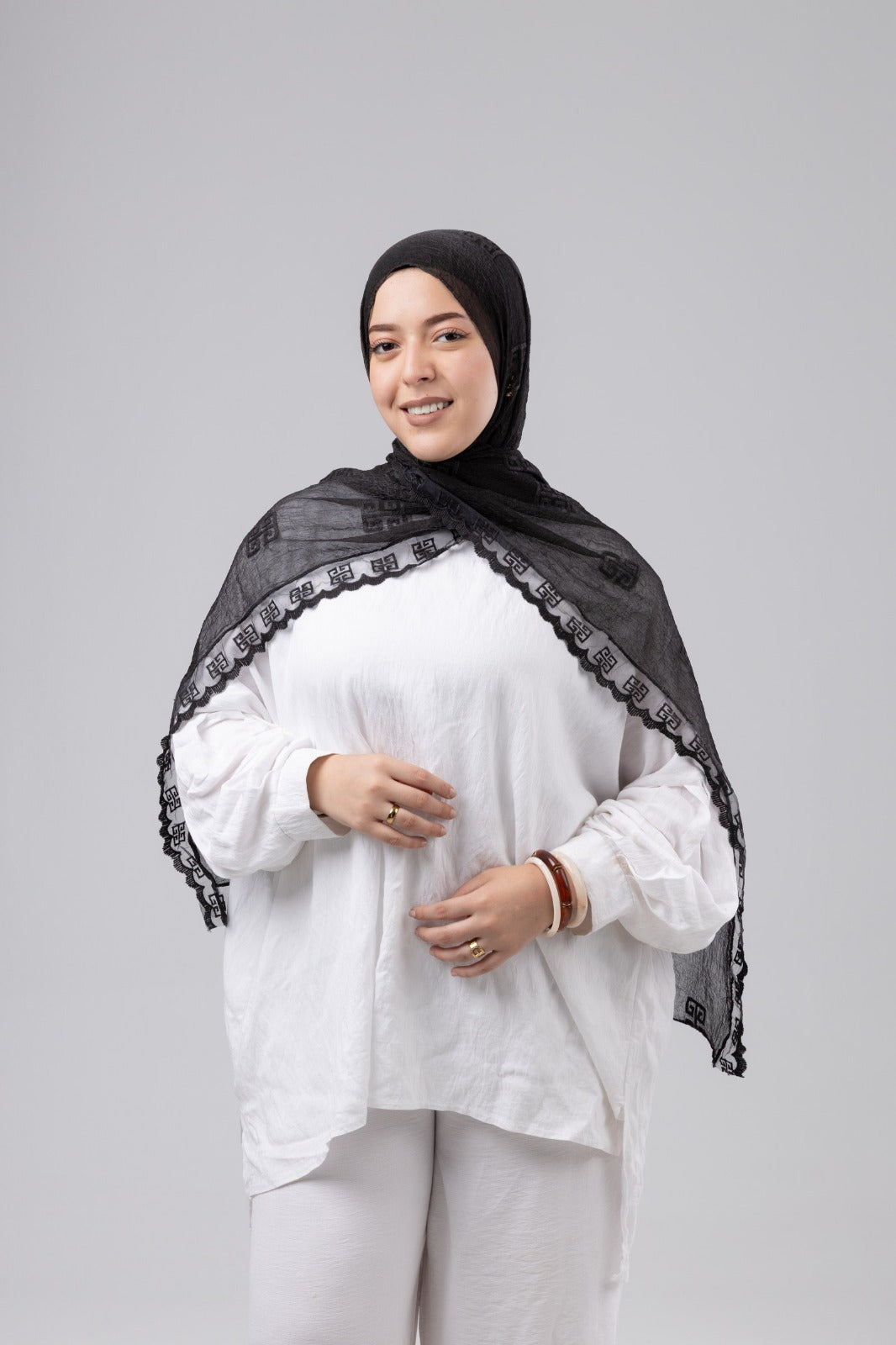 Thai Breeze Scarf - Black
