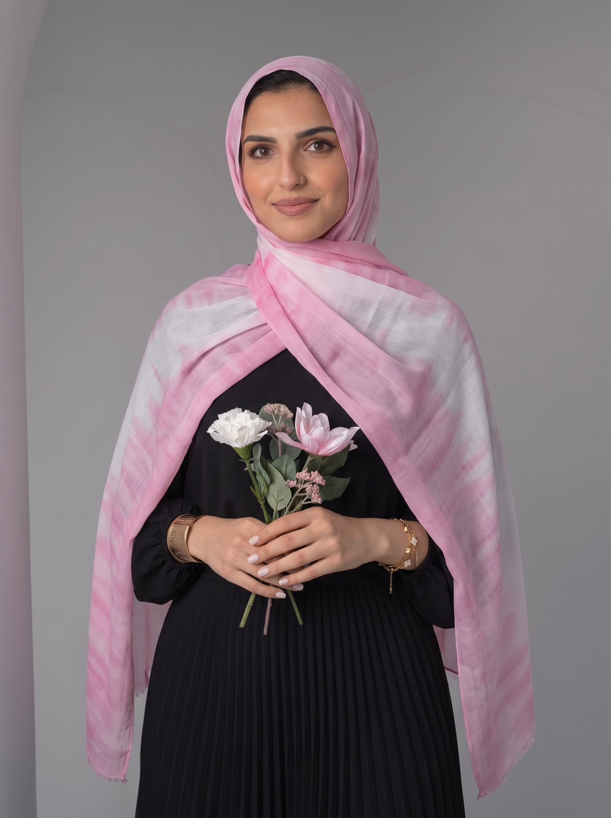 Blossom Fold Sponge Scarf