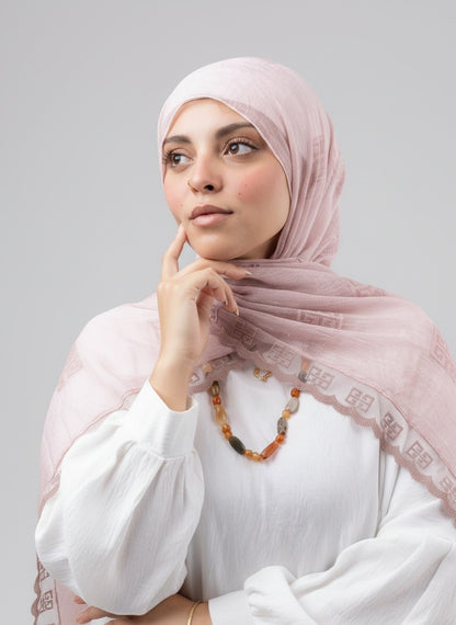 Thai Breeze Scarf - Blush Pink