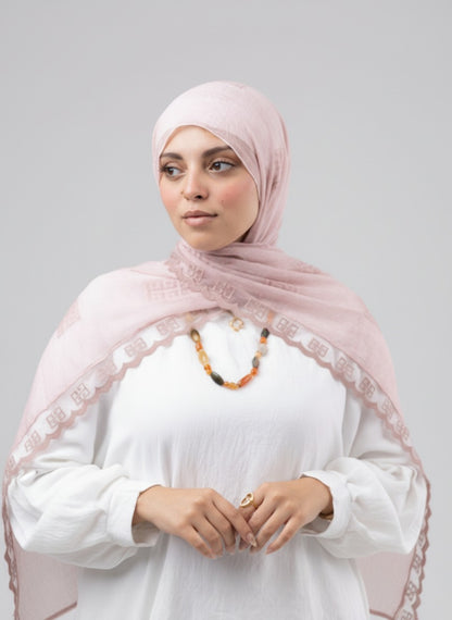 Thai Breeze Scarf - Blush Pink
