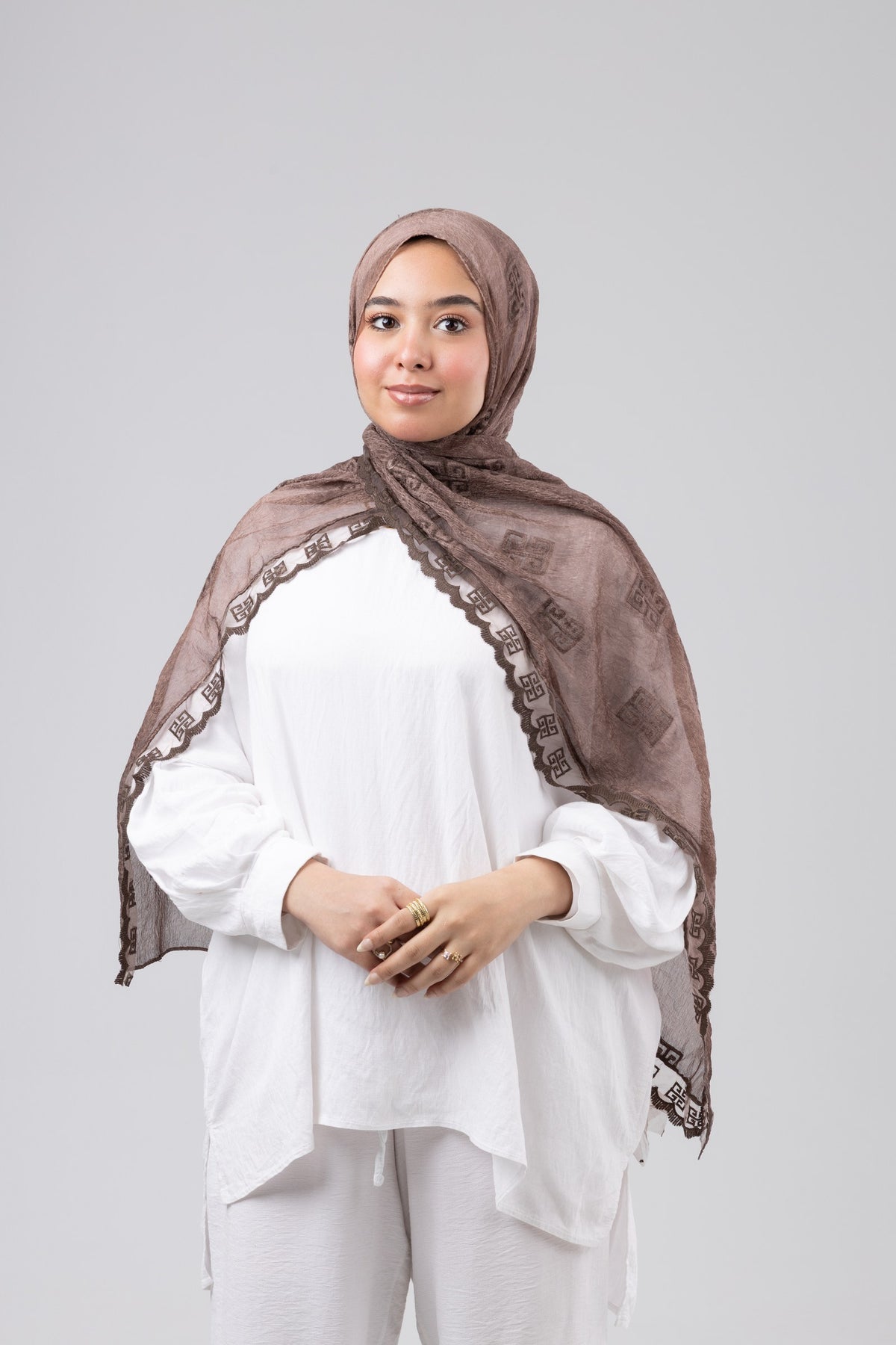 Thai Breeze Scarf - Brown
