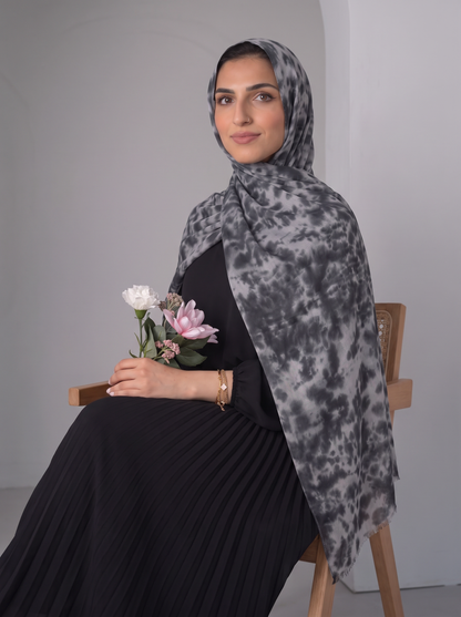 Storm Cloud Sponge Scarf