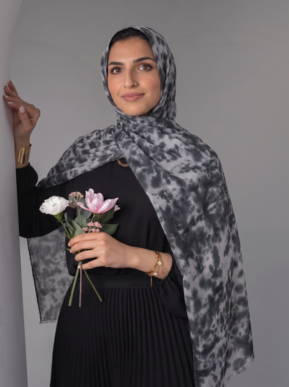 Storm Cloud Sponge Scarf