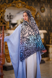 Divine Gradient Chiffon Elegance