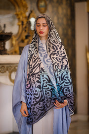 Divine Gradient Chiffon Elegance