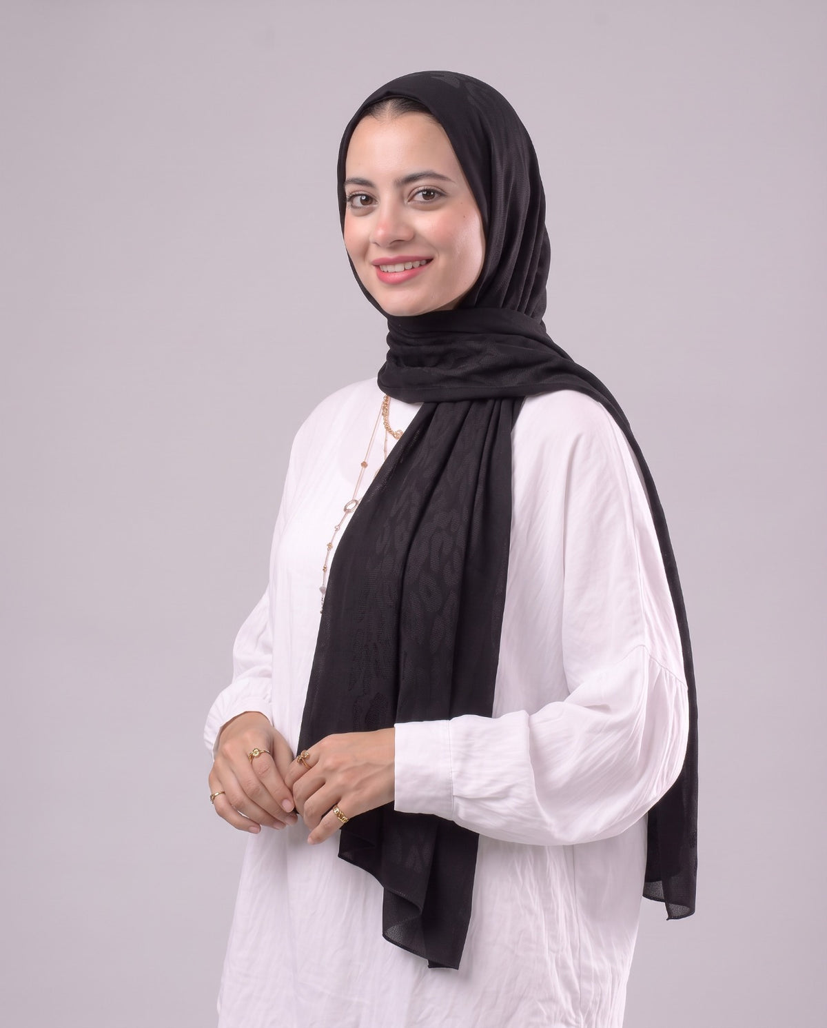 Tiger Scarf - Black