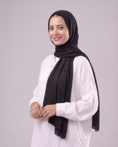 Tiger Scarf - Black