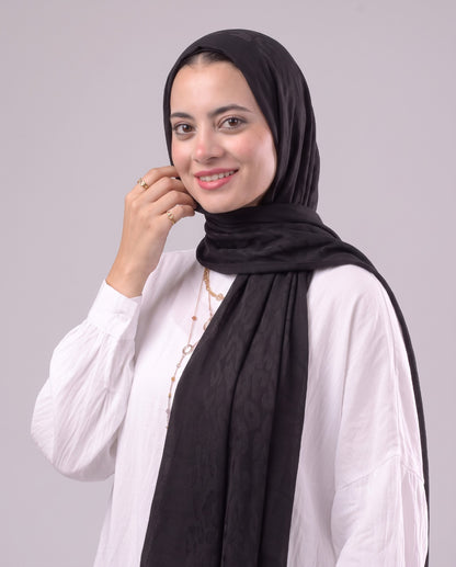 Tiger Scarf - Black