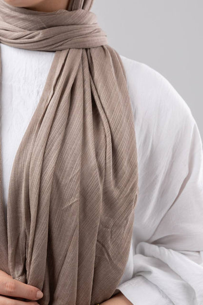 Lulua Scarf and Bandana Set in Beige #Color_Beige
