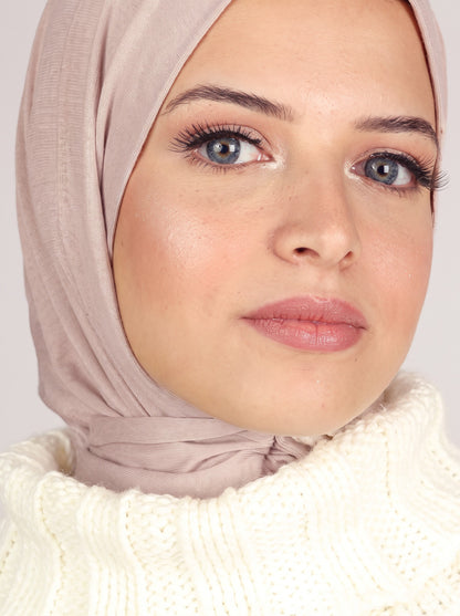 Ready Two Snap Hijab - Beige