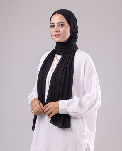 Lulua Scarf and Bandana Set in Black #Color_Black