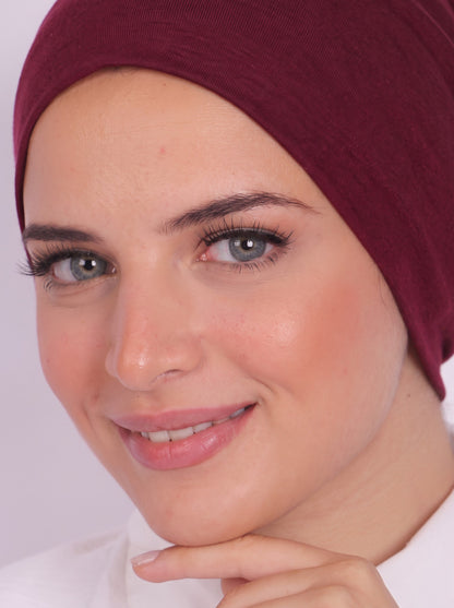 Seamless Bonnet - Burgundy