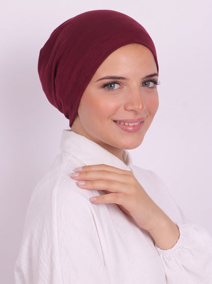 Seamless Bonnet - Burgundy