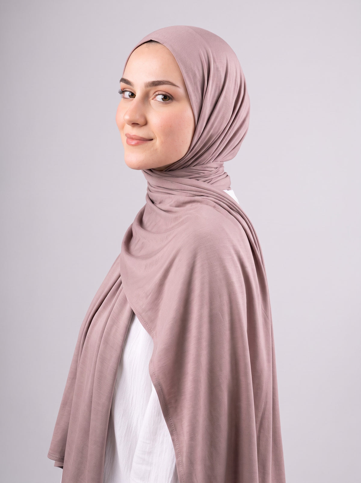 Jel Scarf in Dark Cashmere #Color_Dark Cashmere