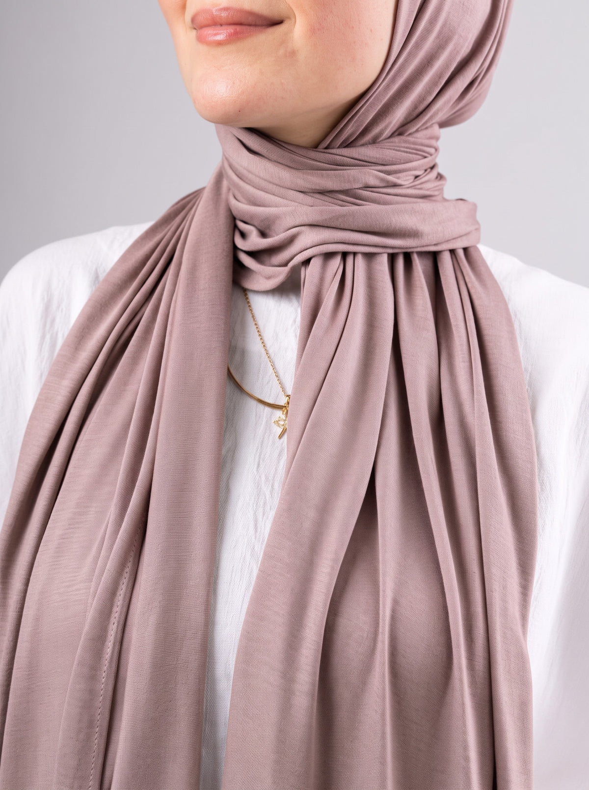 Jel Scarf in Dark Cashmere #Color_Dark Cashmere