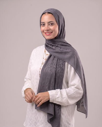 Tiger Scarf - Dark Grey