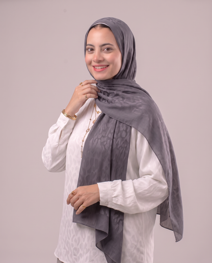 Tiger Scarf - Dark Grey