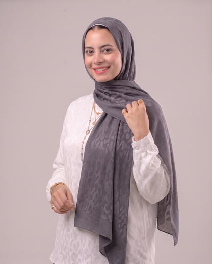 Tiger Scarf - Dark Grey