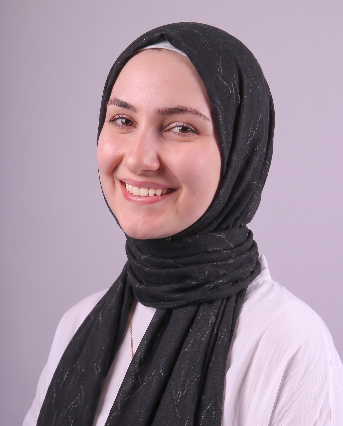 Storm Devore Kuwaiti Scarf - Black