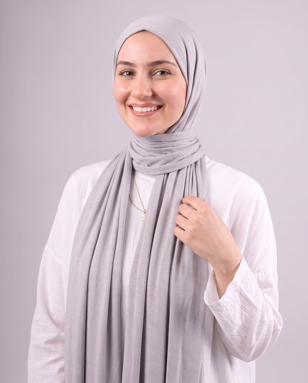 Jel Scarf - Light Grey