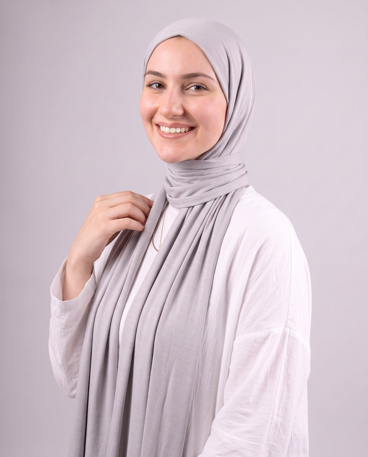 Jel Scarf - Light Grey