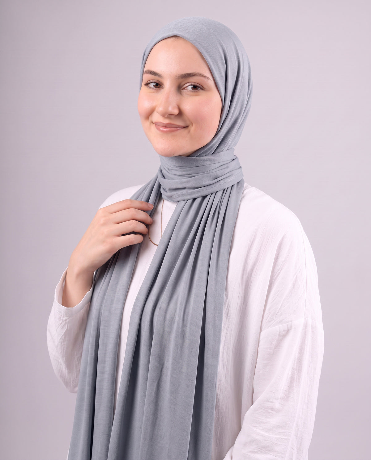 Jel Scarf - Grey Blue