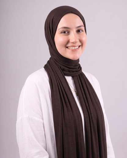 Jel Scarf - Dark Brown