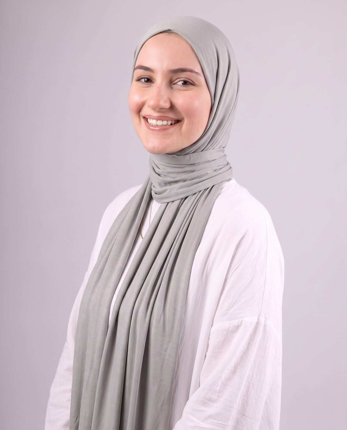 Jel Scarf - Med Grey