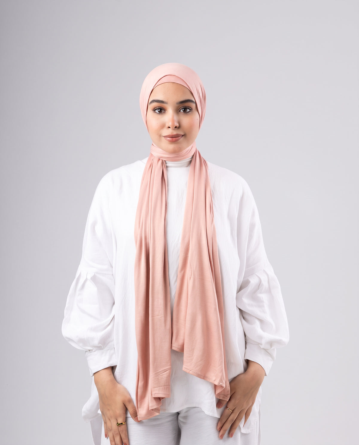 Jel Scarf and Bonnet Set - Light Simon