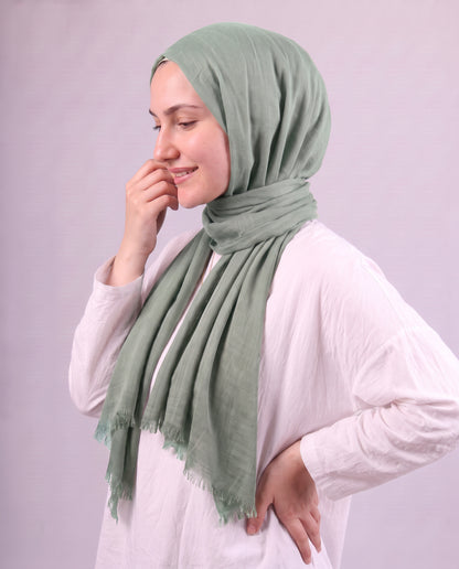 Safnga Cotton Scarf - Mint