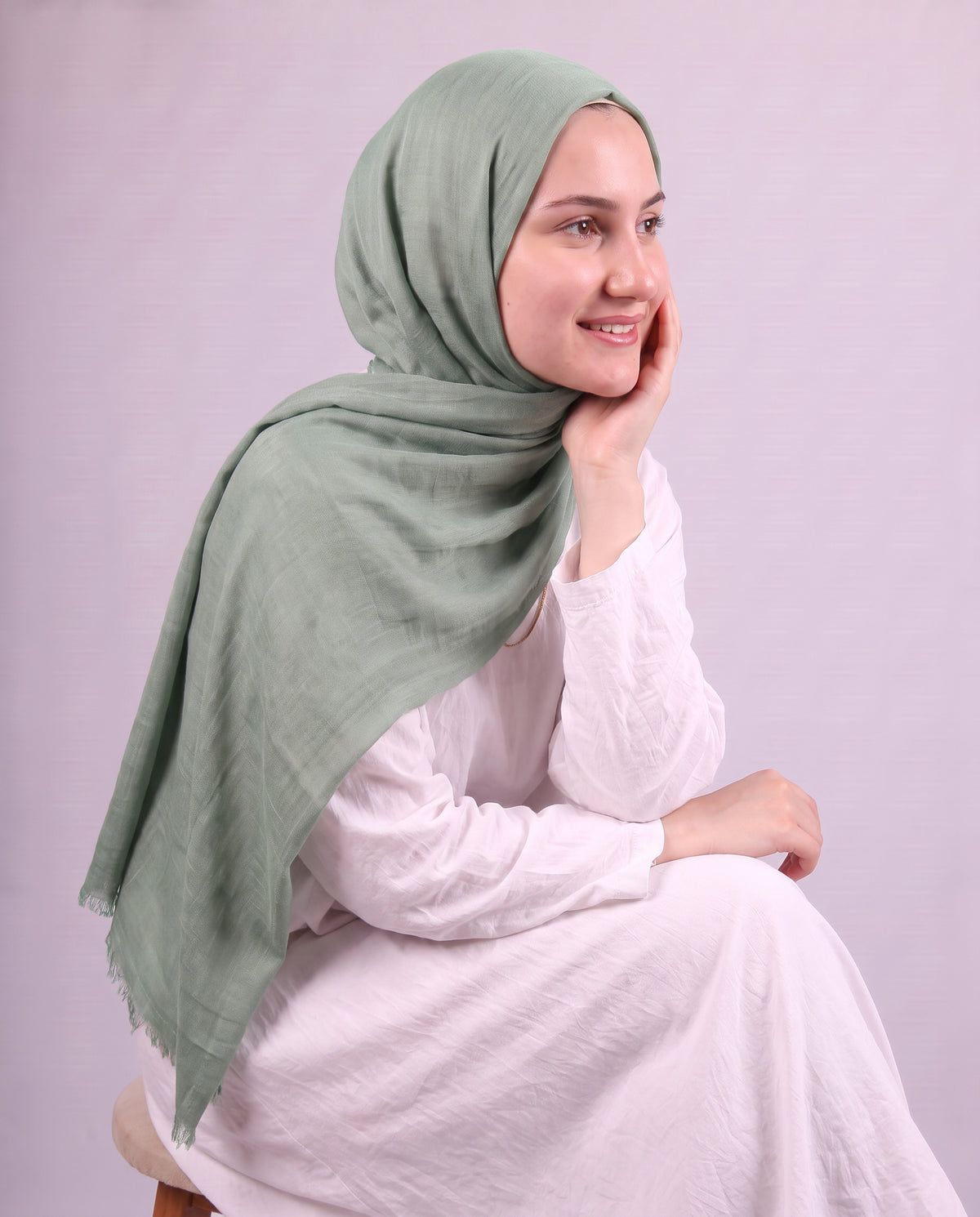 Safnga Cotton Scarf - Mint