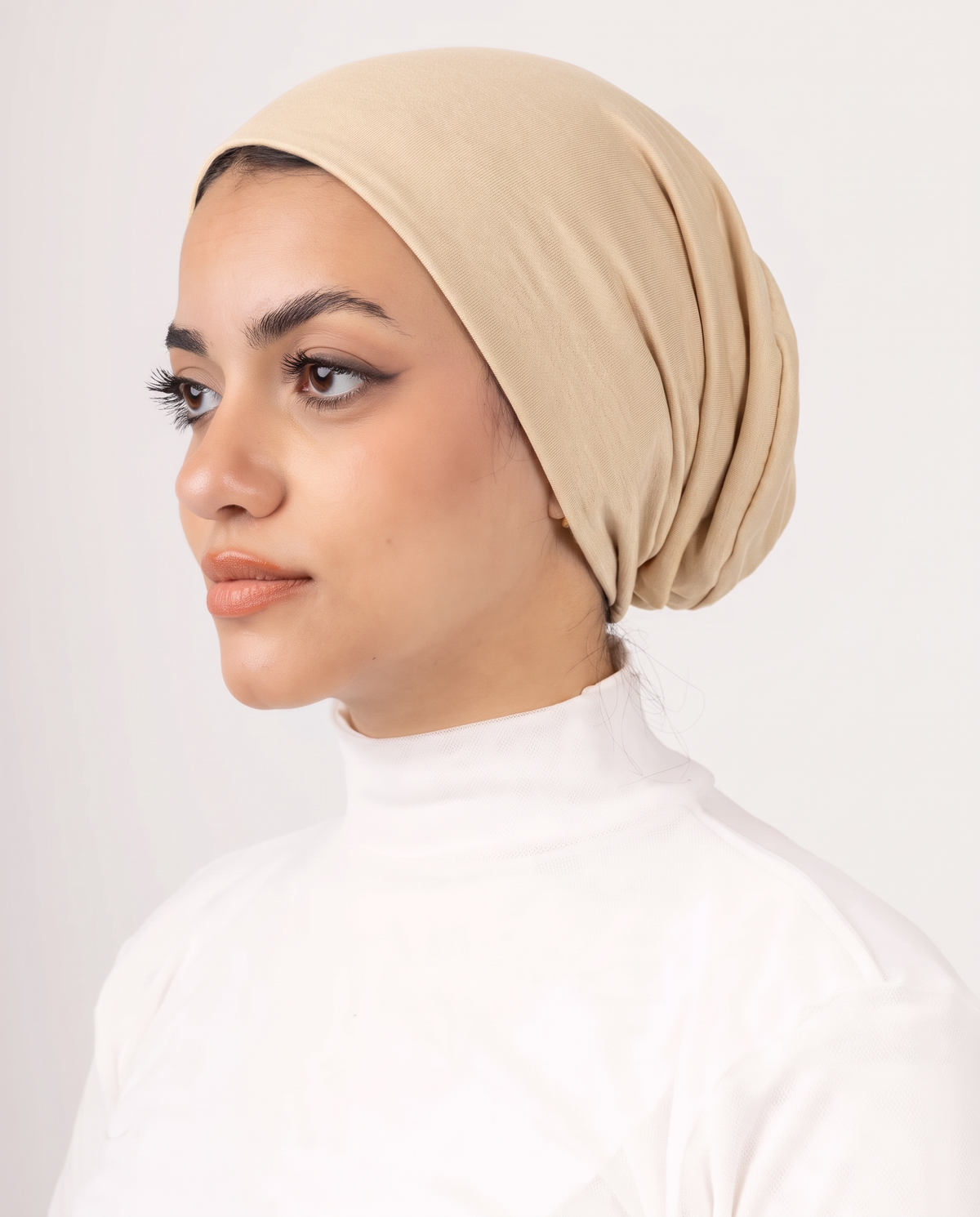 Seamless Bonnet - Light Café