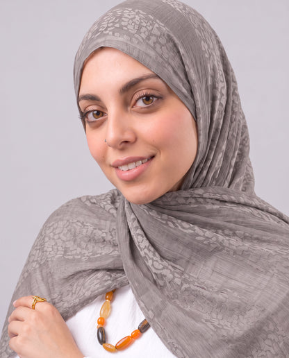 Tiger Scarf - Dark Beige
